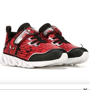 Marvel brand light-up Spider-Man shoes, toddler US 8. Like new condition.